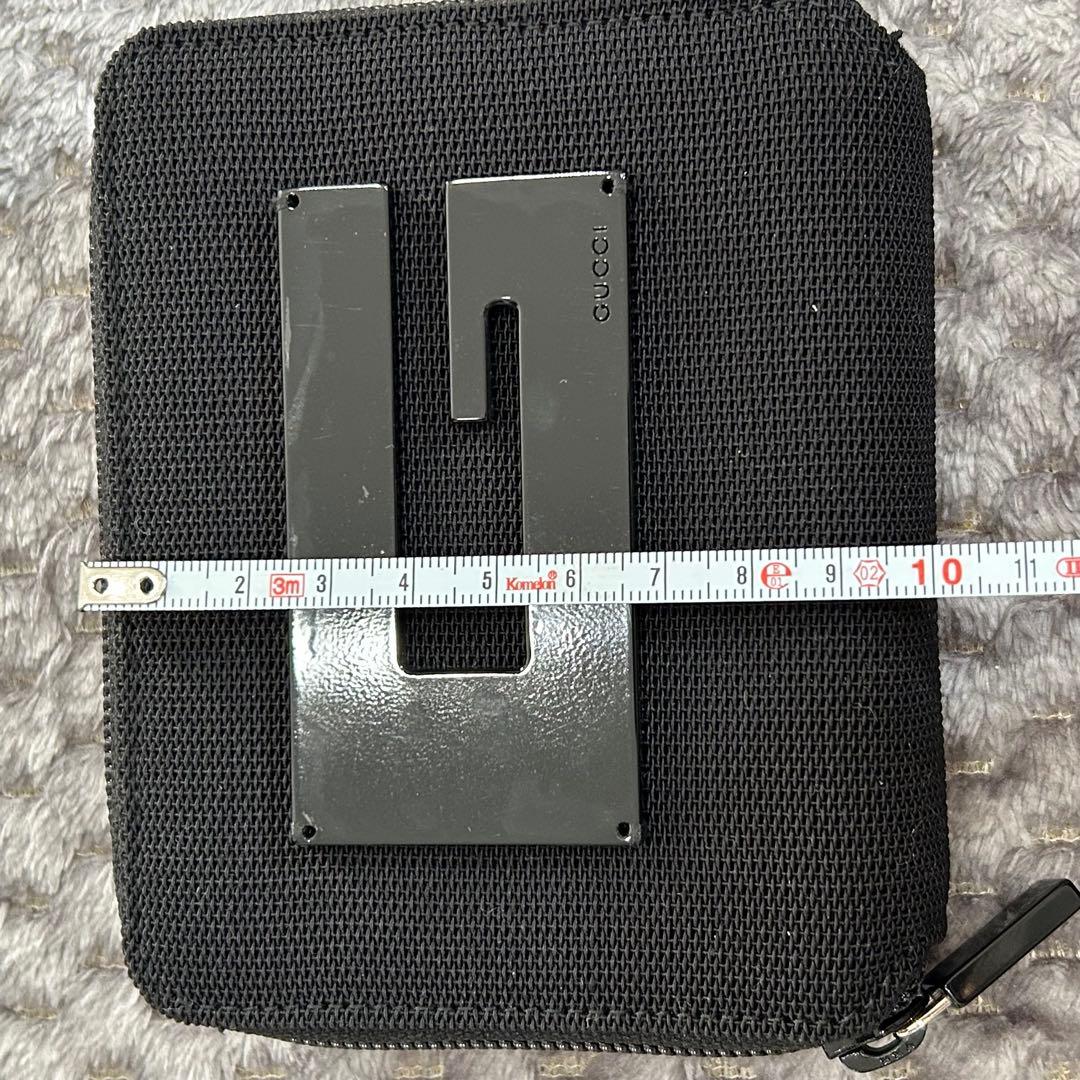 GUCCI ブラック 2つ折り財布 メンズ 035 0416 1988