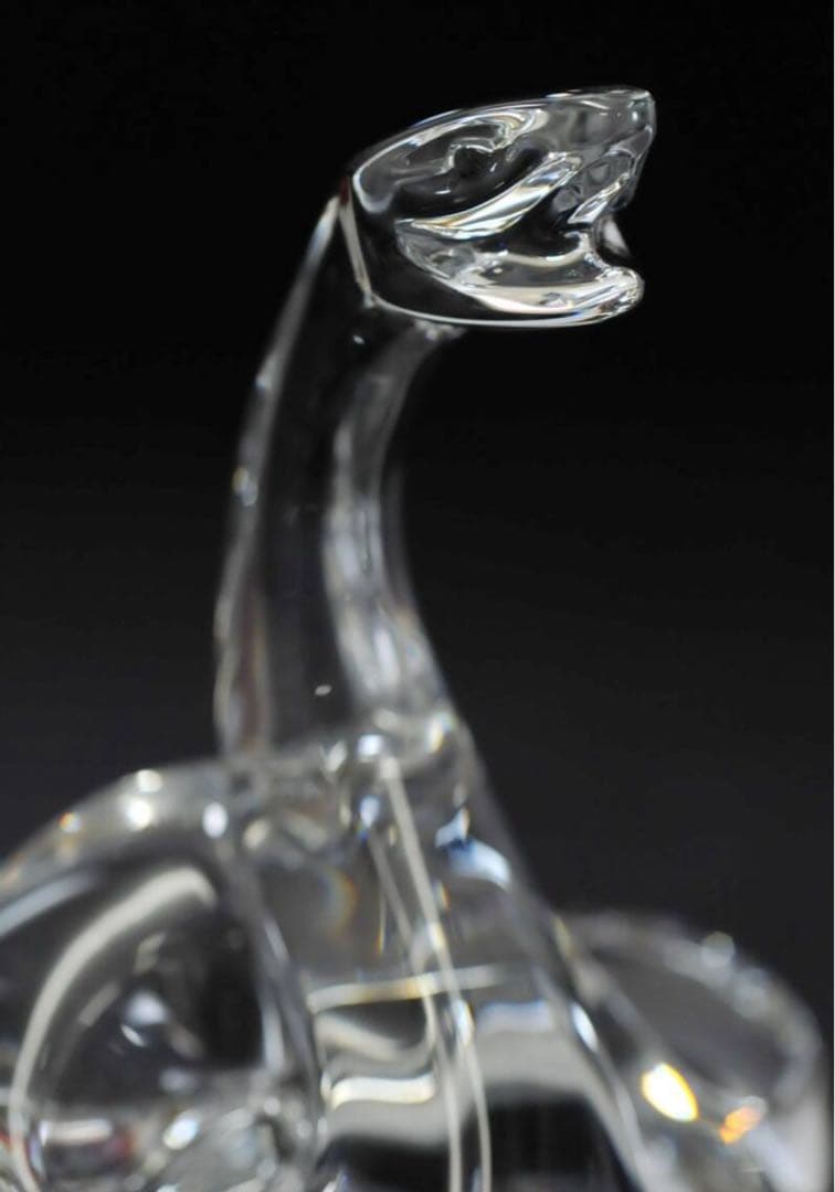 バカラ Baccarat　蛇　スネーク　箱付き　化粧箱　オブジェ　干支