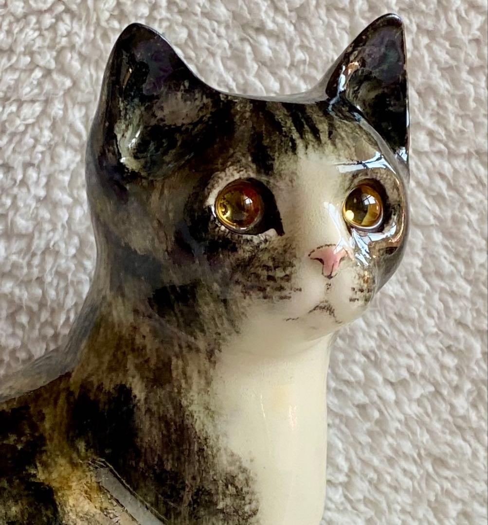 モデルNo.43 ウィンスタンレイキャット　初期作品　見返り猫　貫入無し❣️