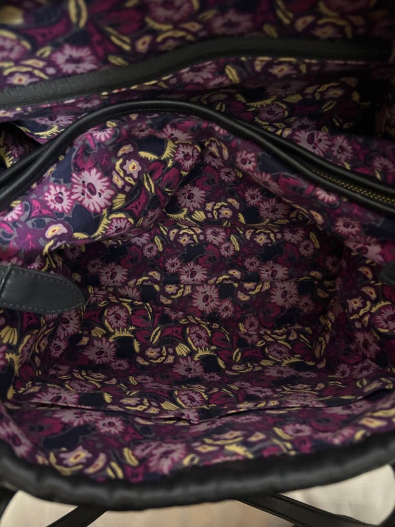 【希少】アナスイ ロッティ バタフライ スタッズ ブラック レザー トートバッグ