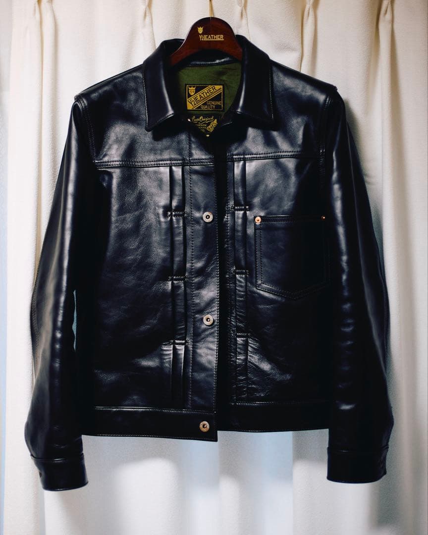 ルア × ワイツーレザー　レザージャケット　38 (新品現行在庫なし　レア品)