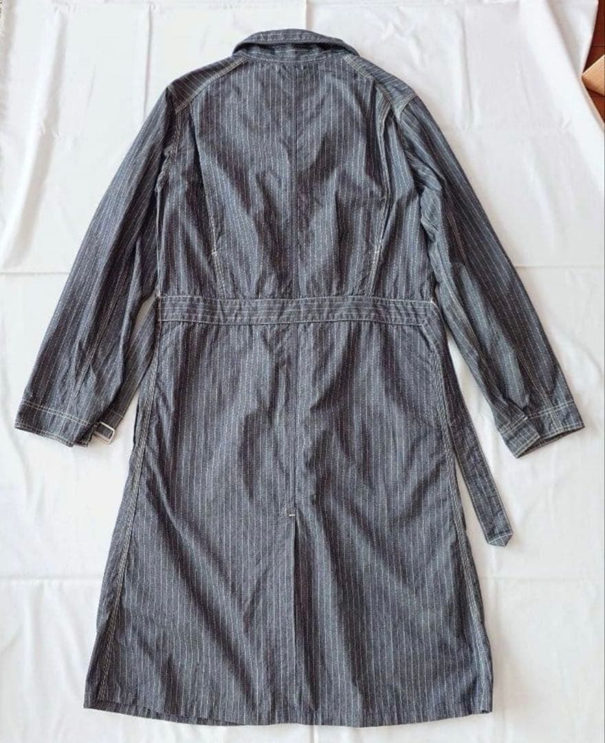KAPITAL　ストライプ柄　ショップコート　サイズM