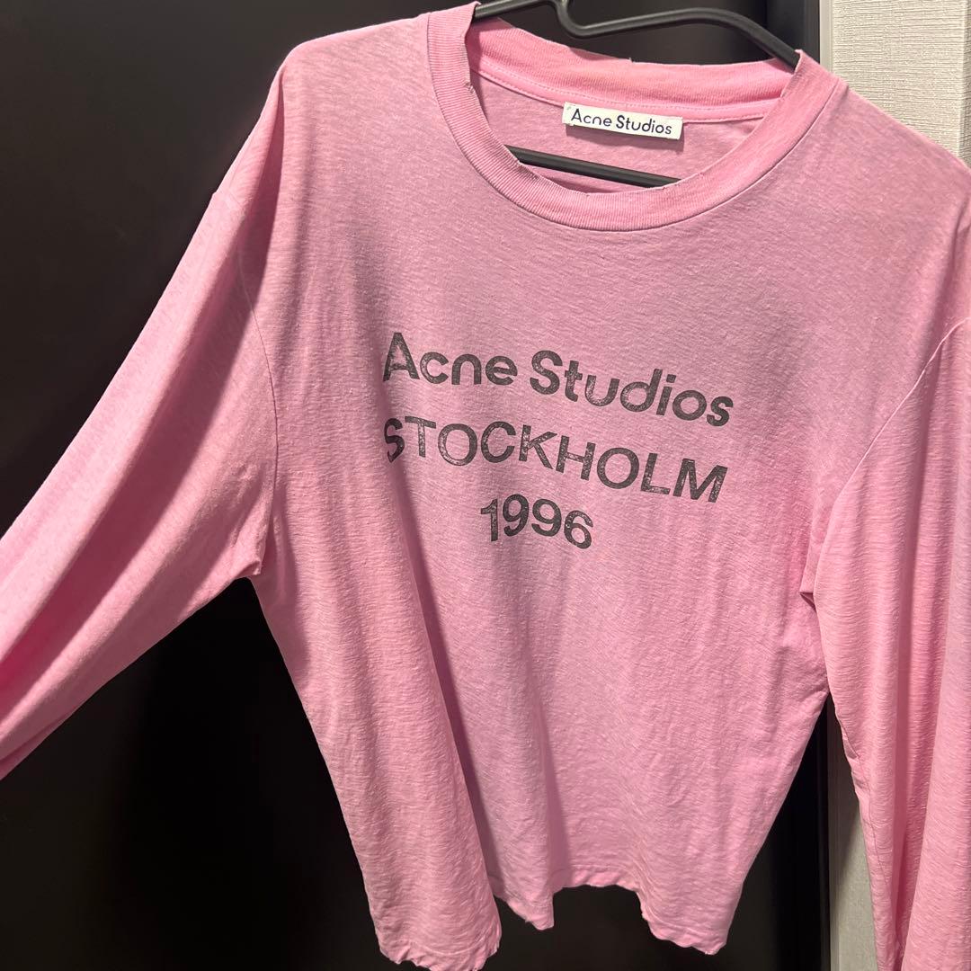 トップス Acne studios cotton candy pink