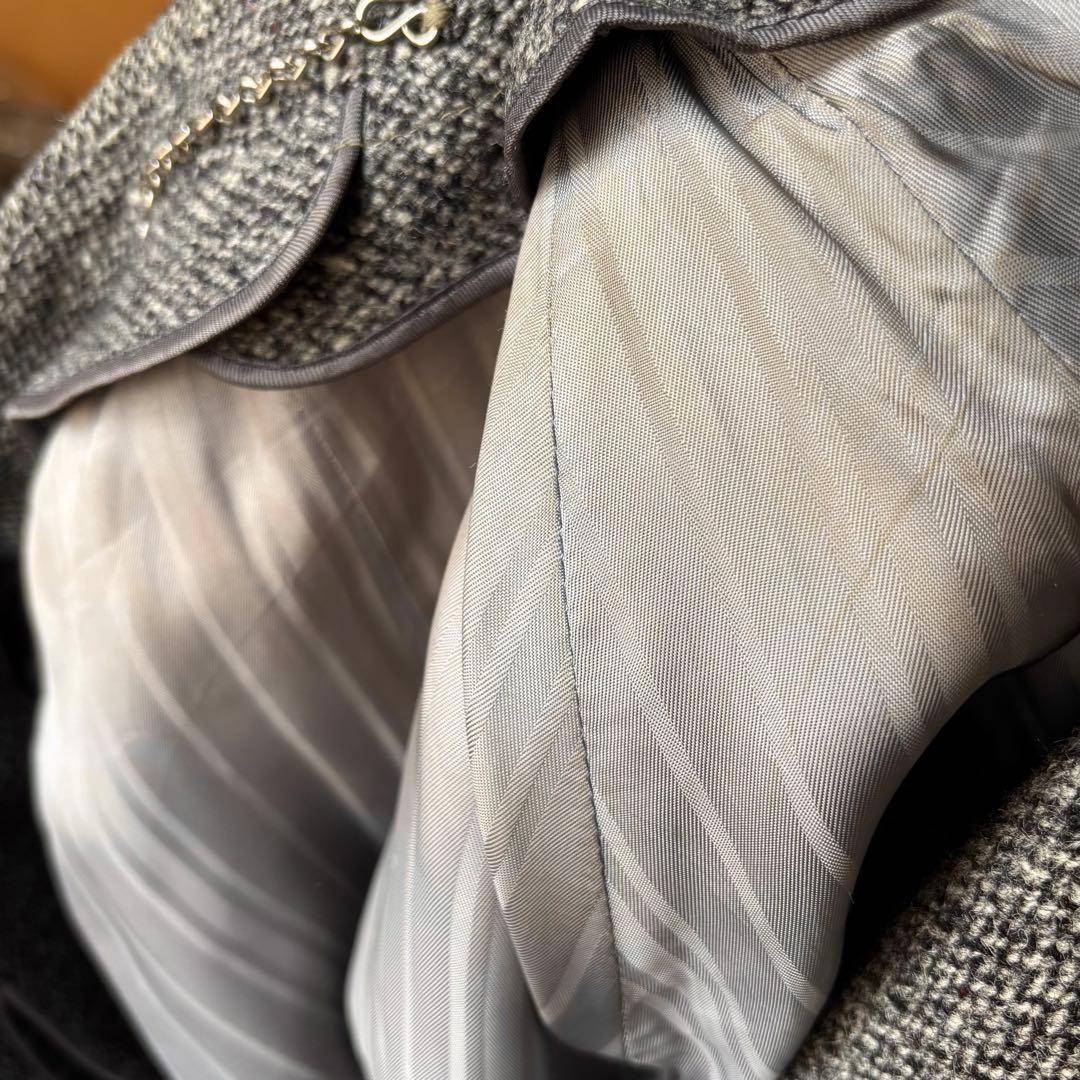 70s Harris Tweed ヴィンテージ バルマカーンコート 英国 古着