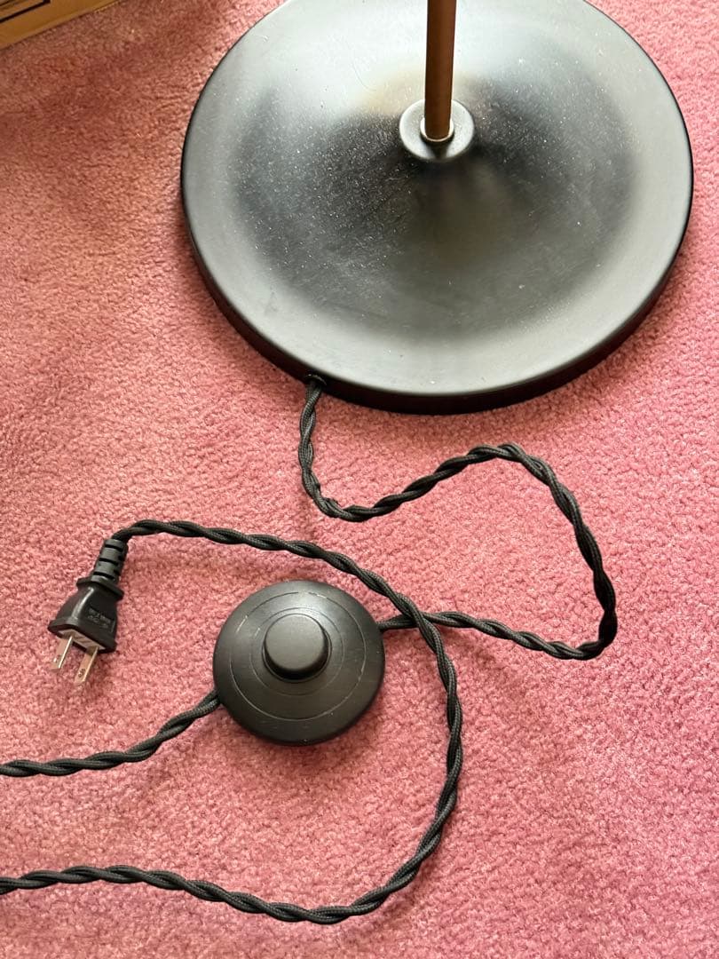 【Ampoule】 アンティーク風フロアライト ブラック