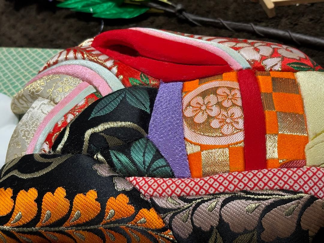 no42 藤娘　羽子板、ケースセット