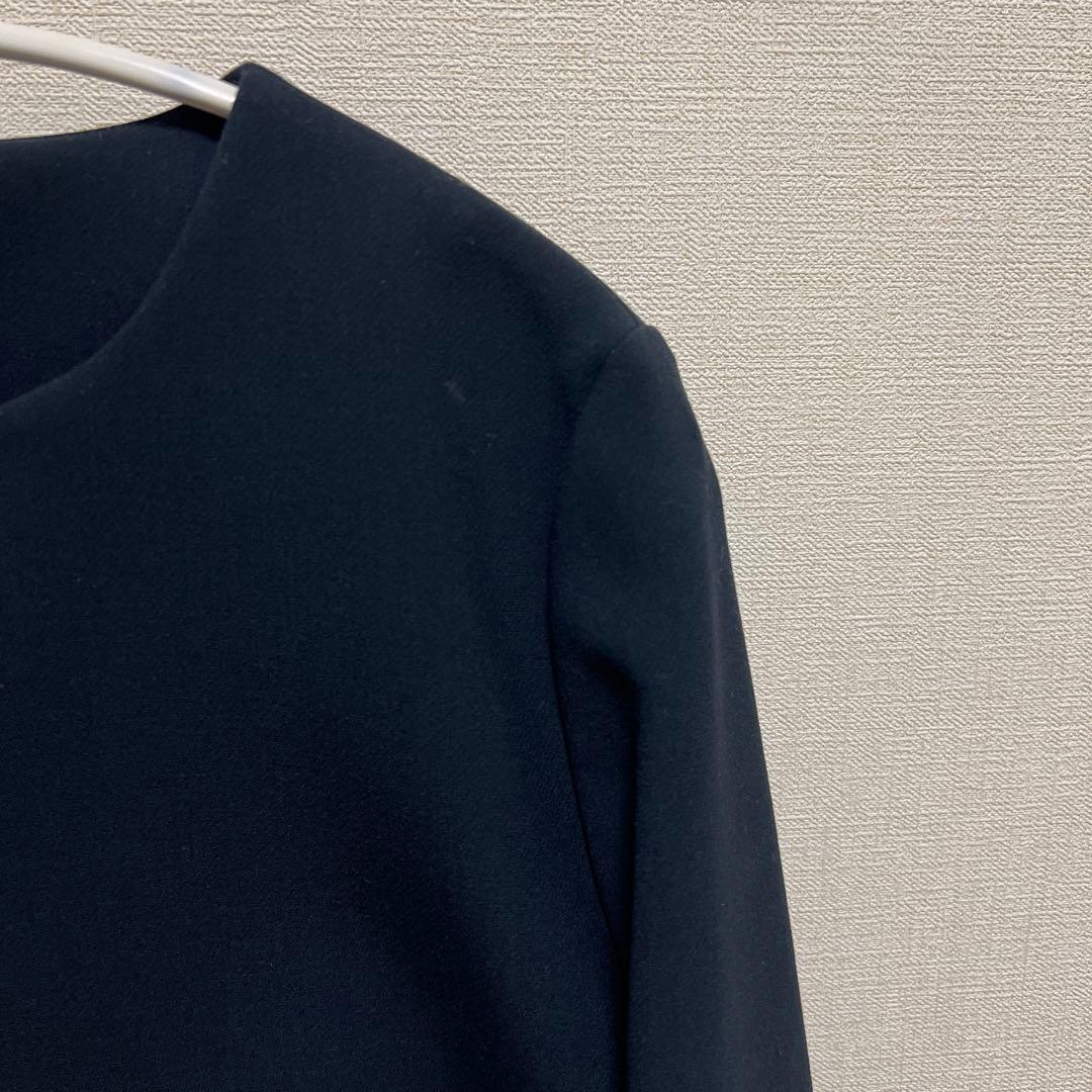 ヨーコチャン　へプラムパールジャケット　38 ネイビー