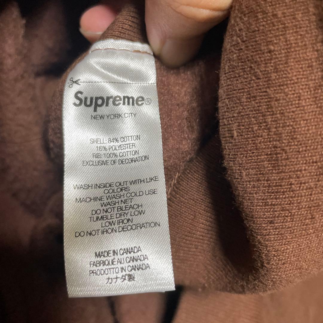 Supreme ブラウン パーカー