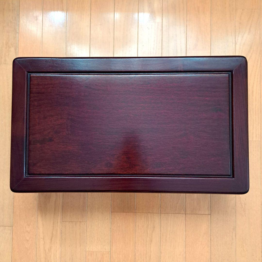 花台　木製　透かし彫り　唐草　飾り台　敷台　香炉台　盆栽台