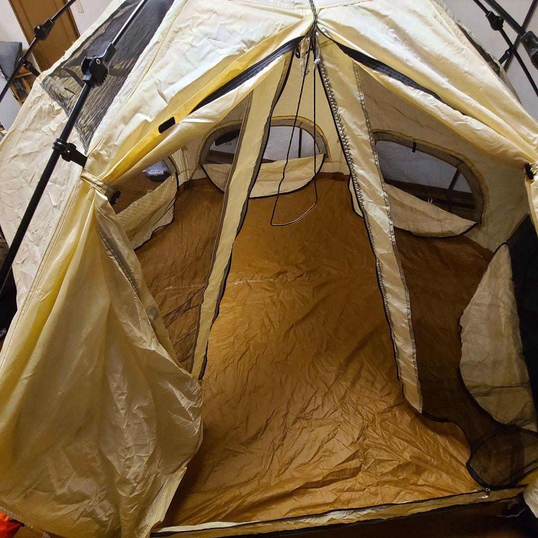 DOD キノコテント T4-610-RD 4人用 レッド ワンタッチ　アウトドア