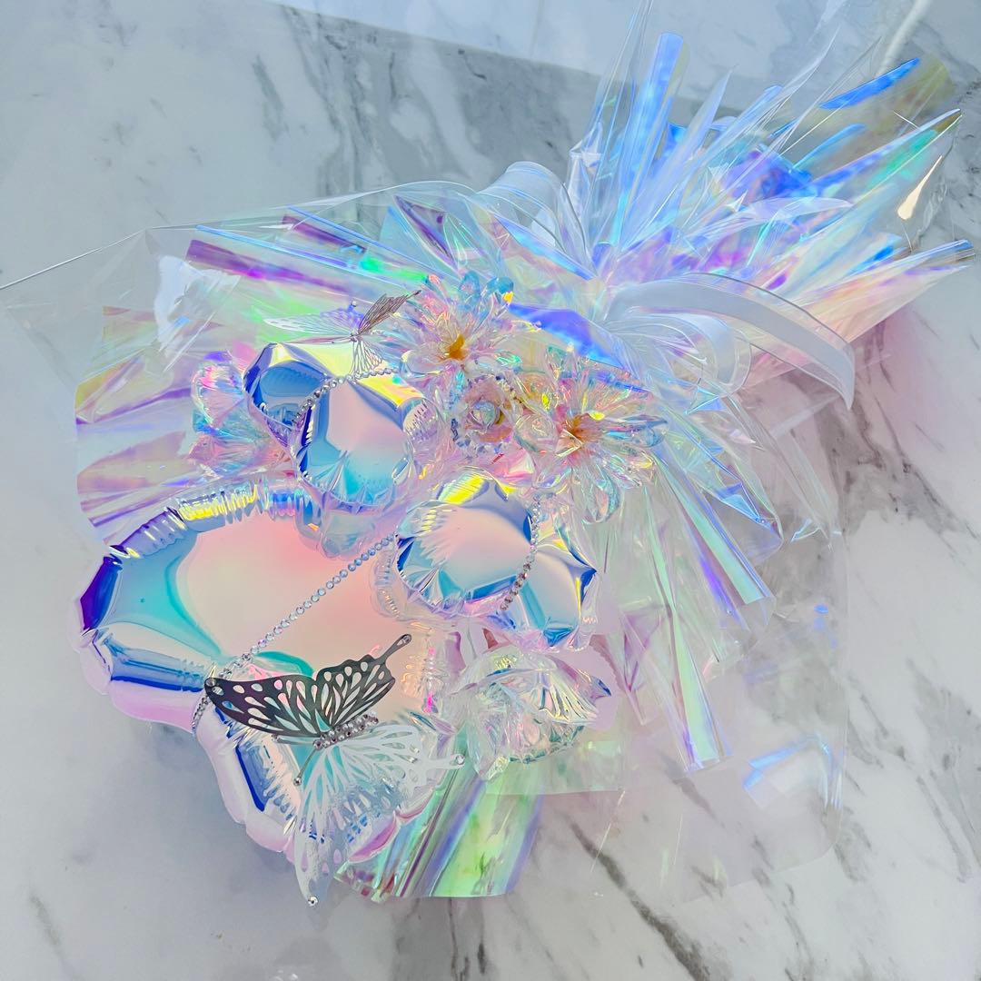 お菓子ブーケ　バルーンブーケ　誕生日　結婚式　推し活　オーロラ 卒業 花束