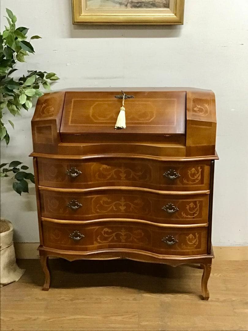 むぎ☆管257☆イタリア製☆象嵌☆GIEMME☆ライティングビューロー