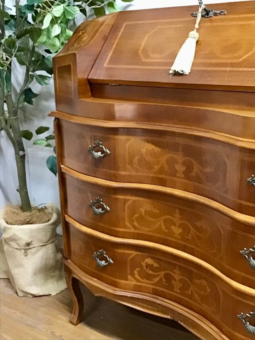 むぎ☆管257☆イタリア製☆象嵌☆GIEMME☆ライティングビューロー