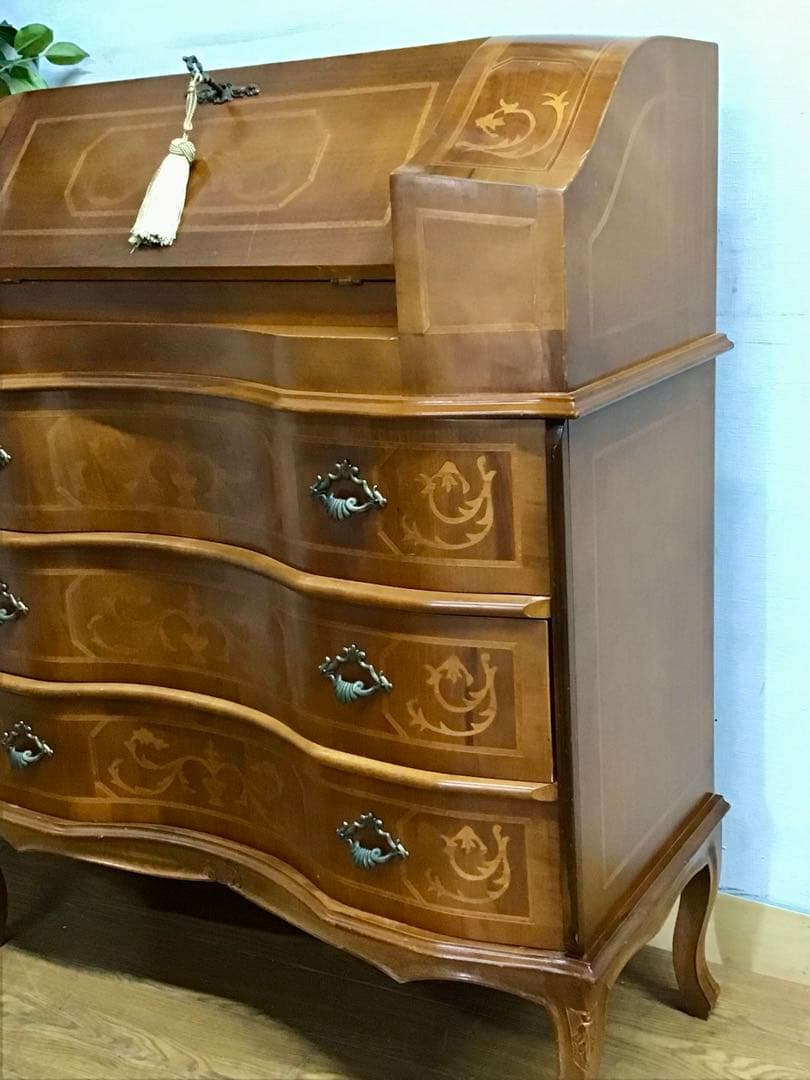 むぎ☆管257☆イタリア製☆象嵌☆GIEMME☆ライティングビューロー