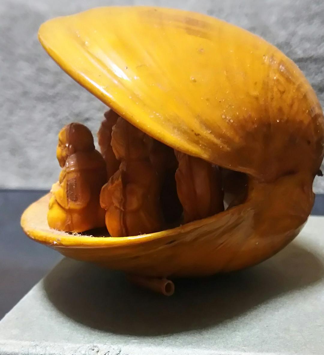 成田山  七福神 木彫