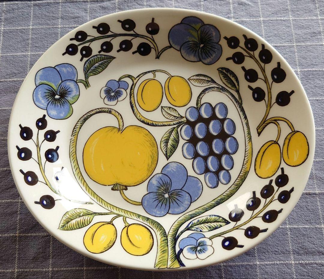 アラビア　初期 オールドパラティッシ　ヴィンテージ　オーバル　プレート　 食器