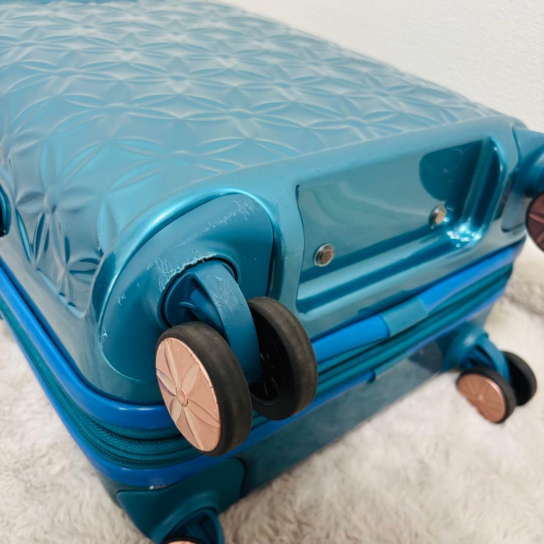 良品　サムソナイト　Theoni　スーツケース　TSAロック　4輪　ターコイズ