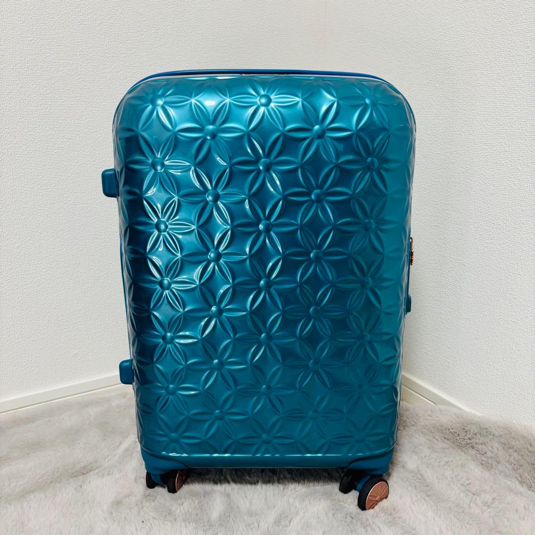 良品　サムソナイト　Theoni　スーツケース　TSAロック　4輪　ターコイズ