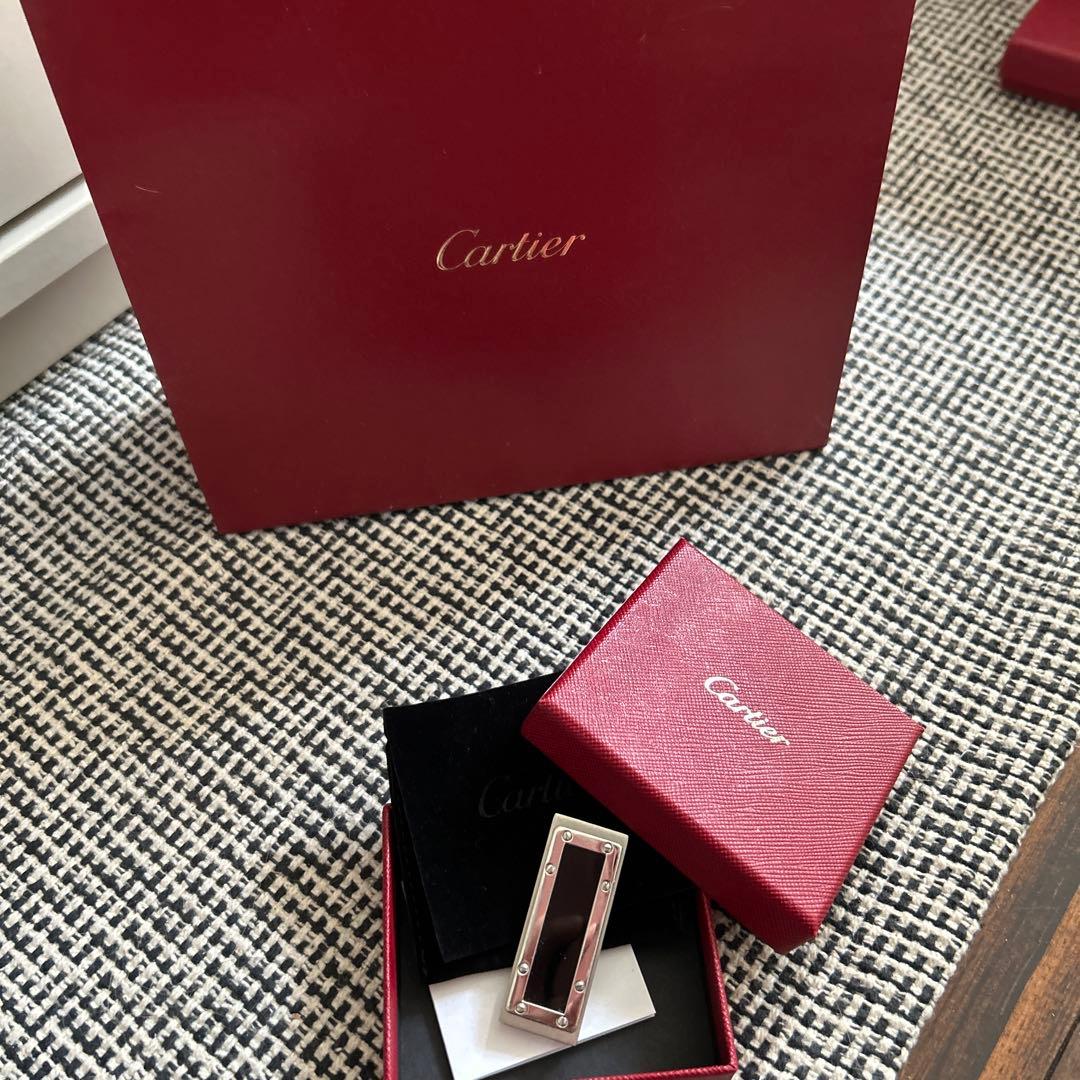 カルティエ Cartier マネークリップ ブラック