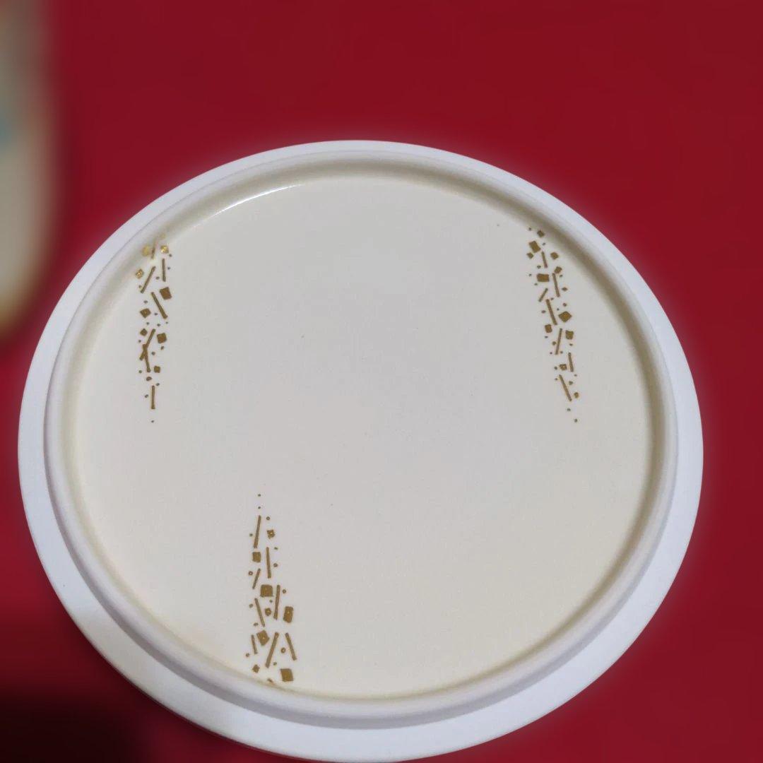 ま*ん様 京焼　清水焼　中村秋峰造　仁清扇絵草花絵　水指