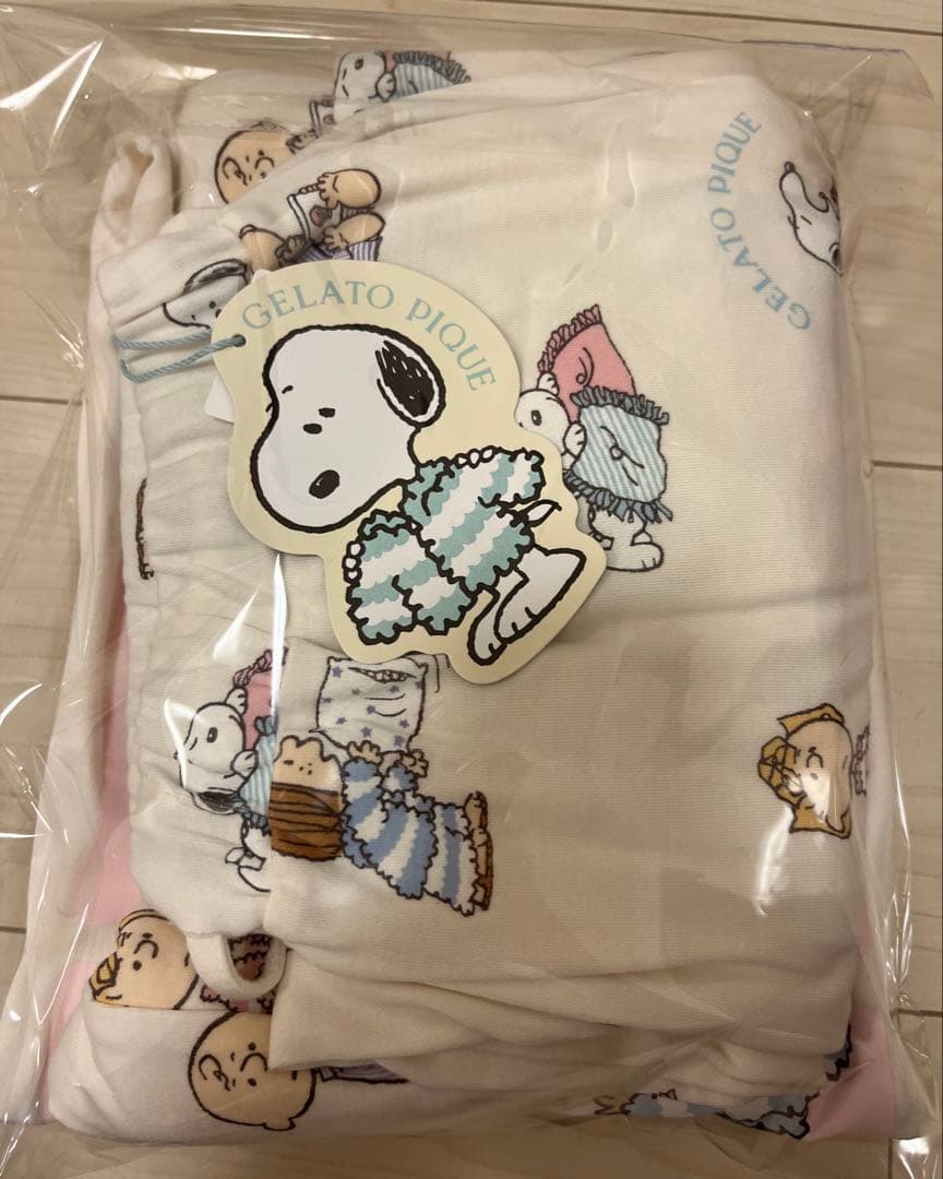 【匿名配送】ジェラートピケ　スヌーピー　ルームウェア　上下セット