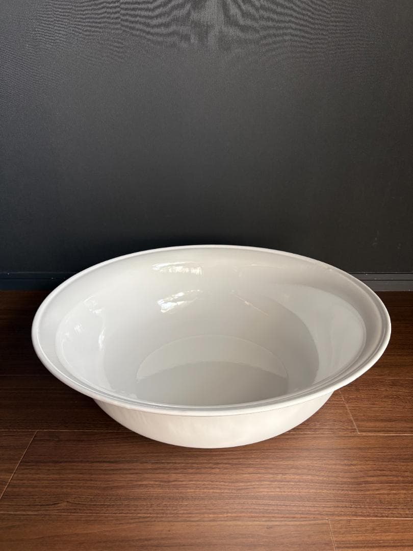 ホーロー洗面器　野田琺瑯