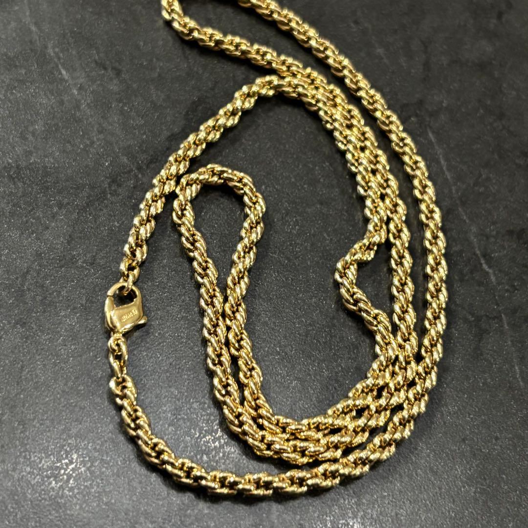 美品　クリスチャンディオール　チェーン　ゴールドネックレス