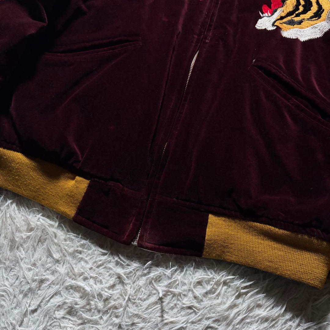 【雰囲気抜群】House of Blues スカジャン　リバーシブル　別珍　40