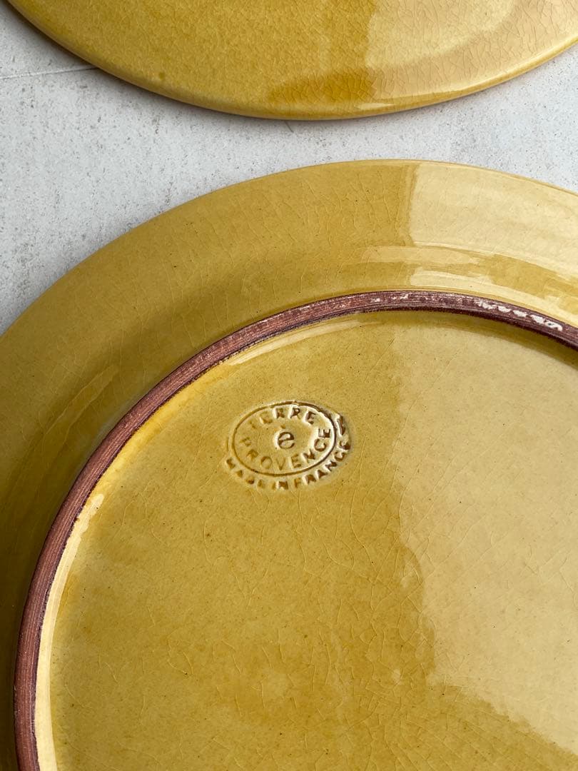 TERRE E PROVENCE フランス製　ハンドペインティング　お皿　7枚