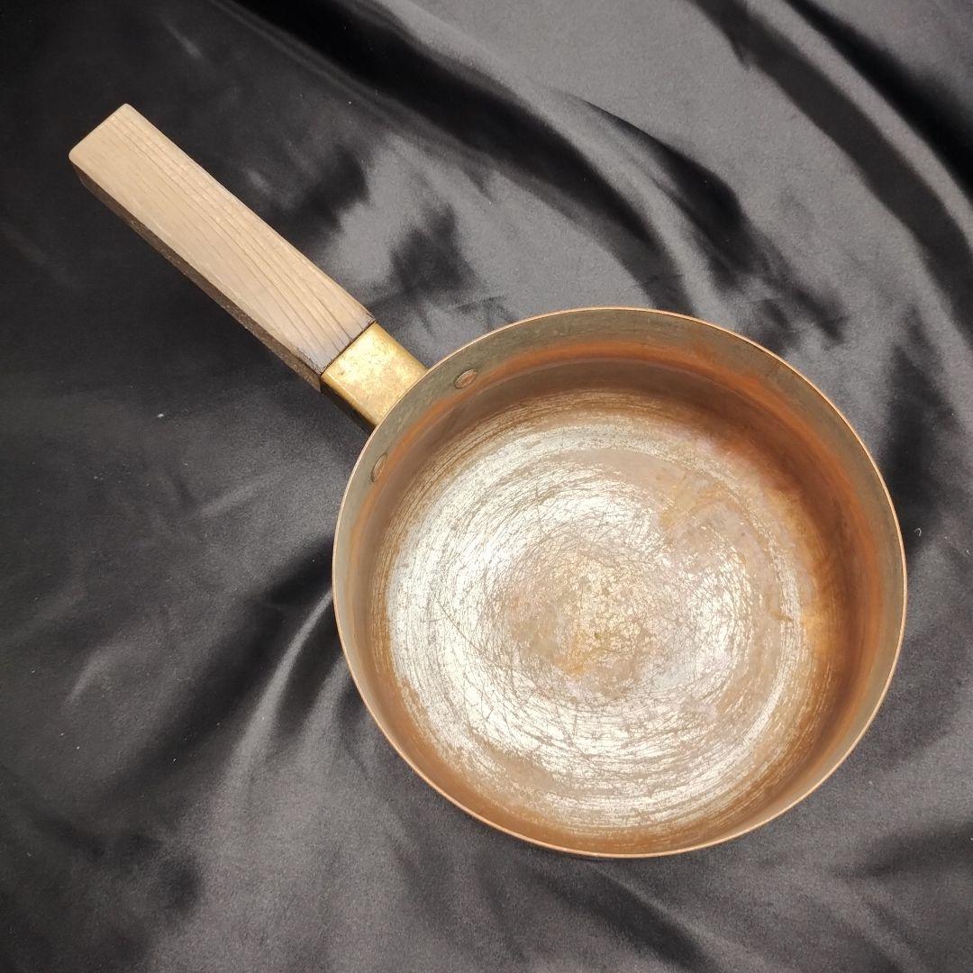 銅製　片手鍋