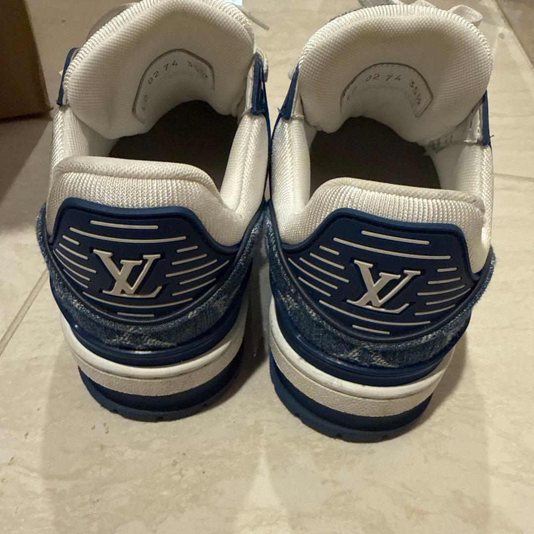 Louis Vuitton デニムスニーカー ネイビー/ホワイト