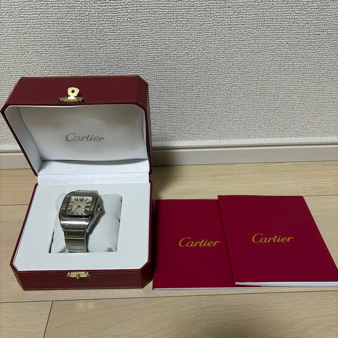 [ヨヨヨ]カルティエ Cartier サントスLM W200737G