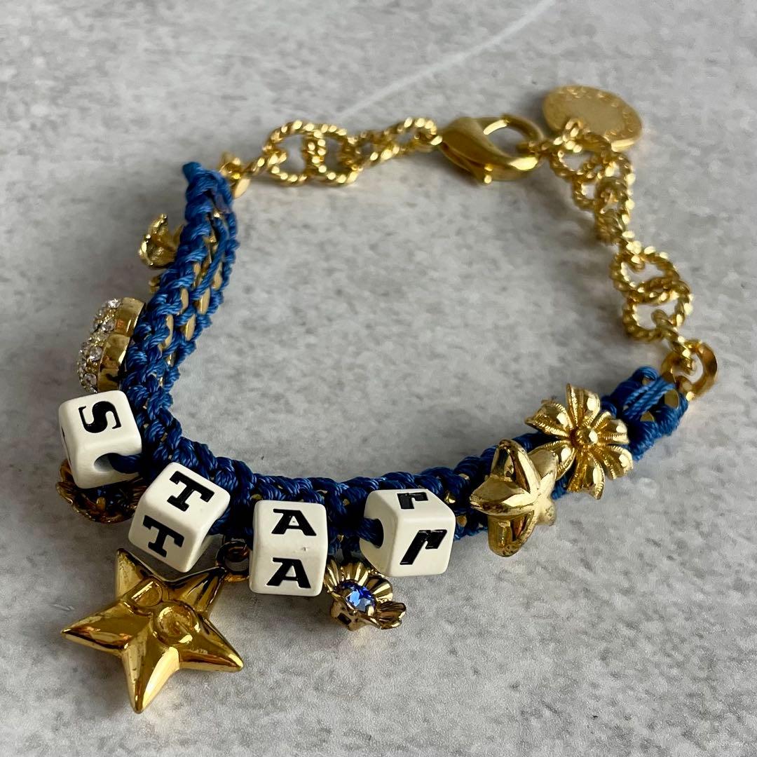 未使用級✨ ドルチェアンドガッバーナ ブレスレット スター ゴールド 袋付き