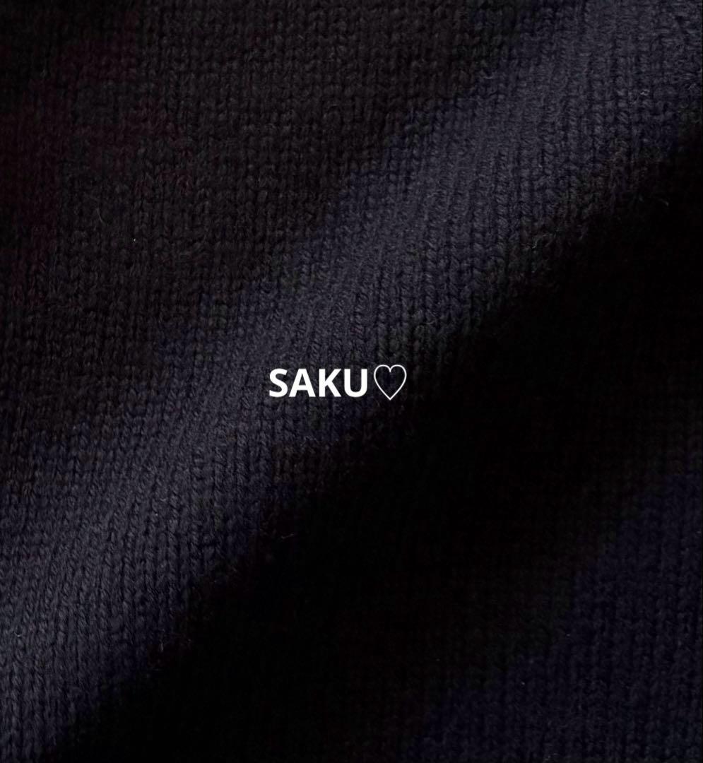 定価37400円 CINOH オーバーサイズ ハイネックニット 38 黒