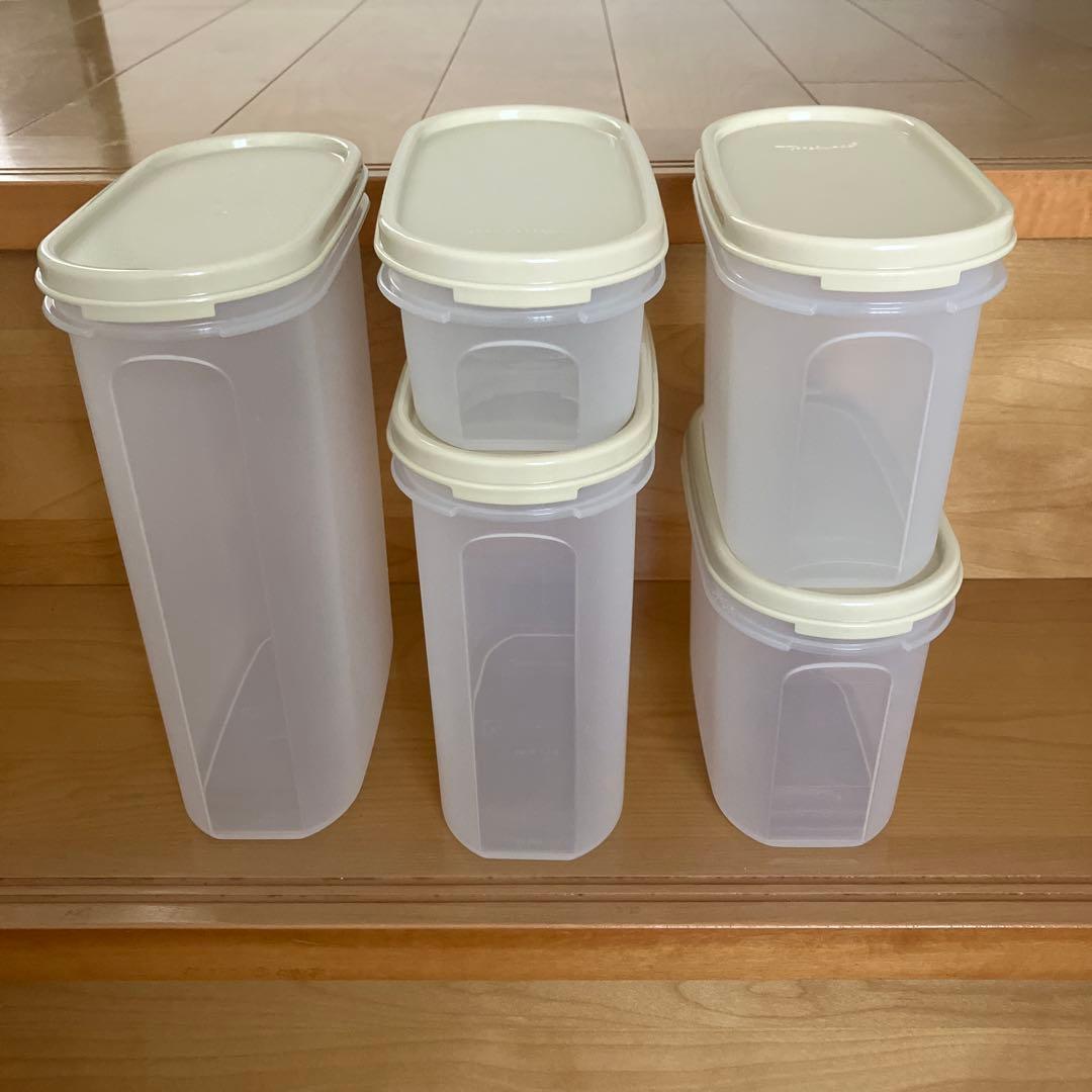 タッパーウェア ＭＭだ円５点セット