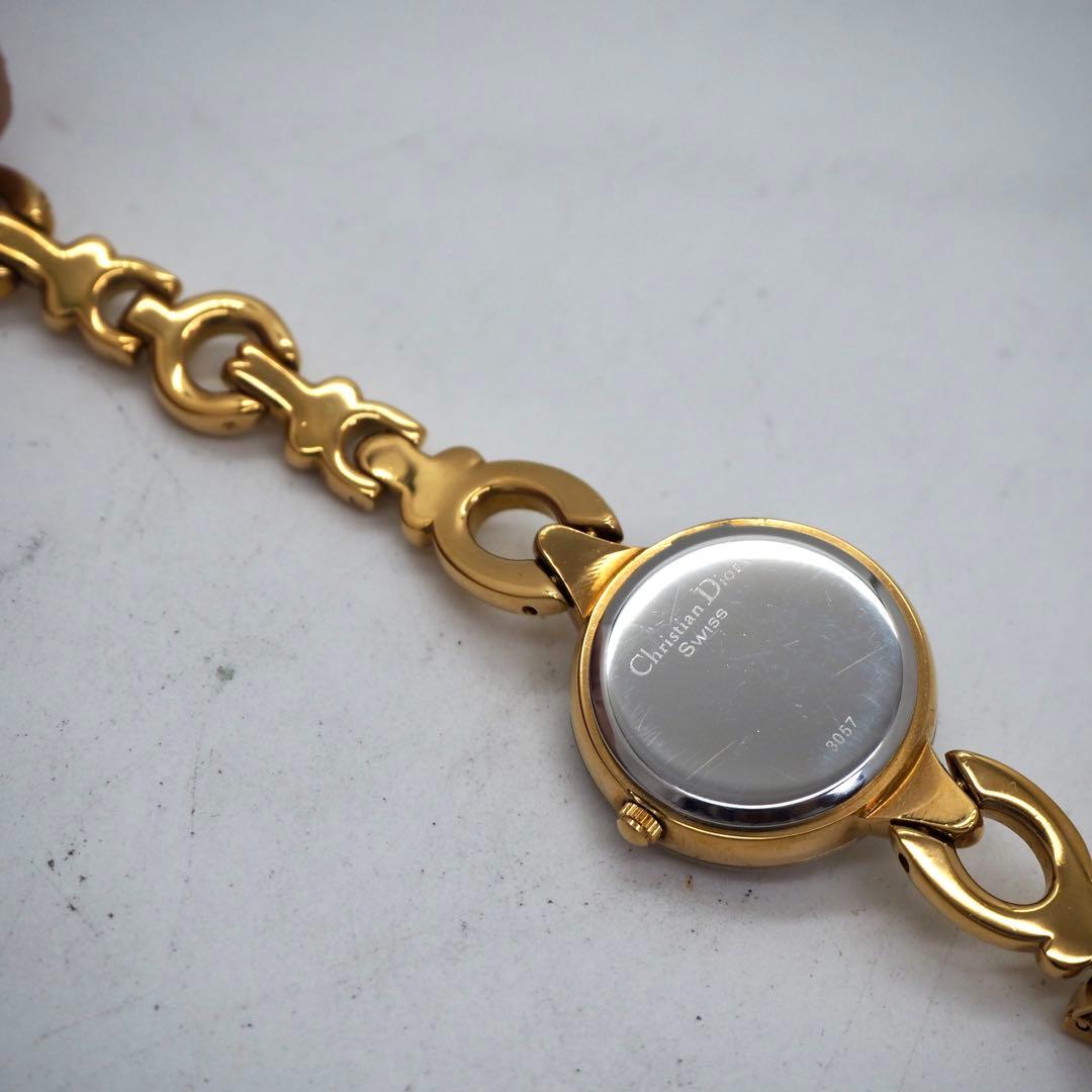 20 稼働【美品】Dior時計　チェンジベゼル　箱付き　デッドストック　ゴールド