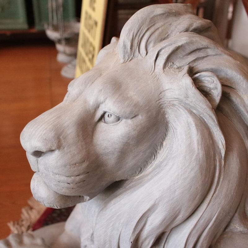 アンティーク調ライオン 彫刻オブジェ クラシックインテリア 143-160