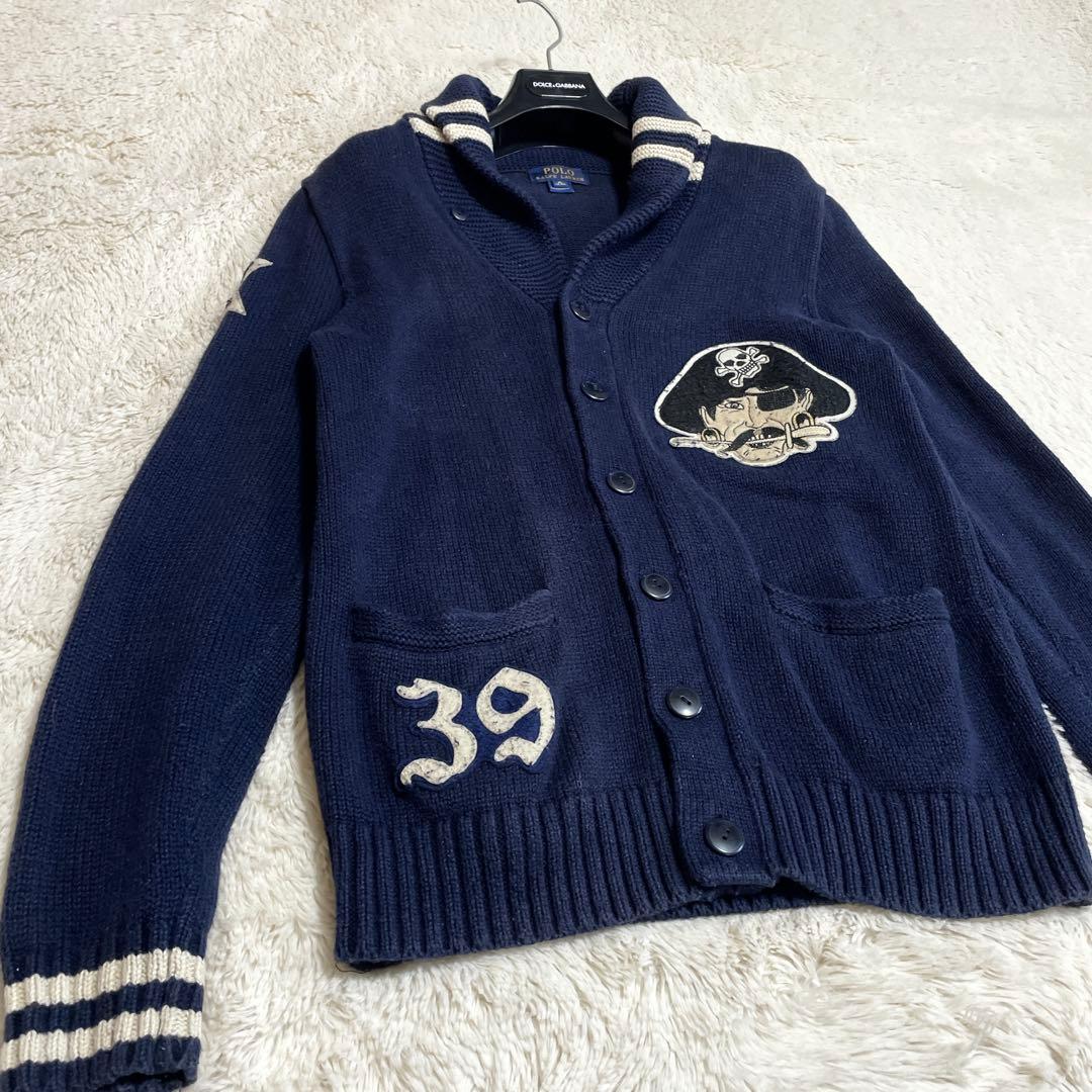 希少 大きいサイズ ラルフローレン 海賊 パイレーツ ロング カーディガン