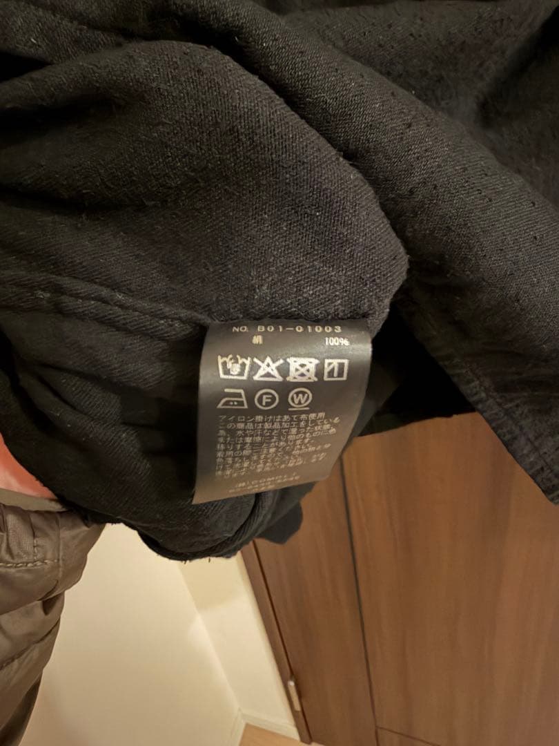 comoli 25SS シルクネップジップショートジャケット2