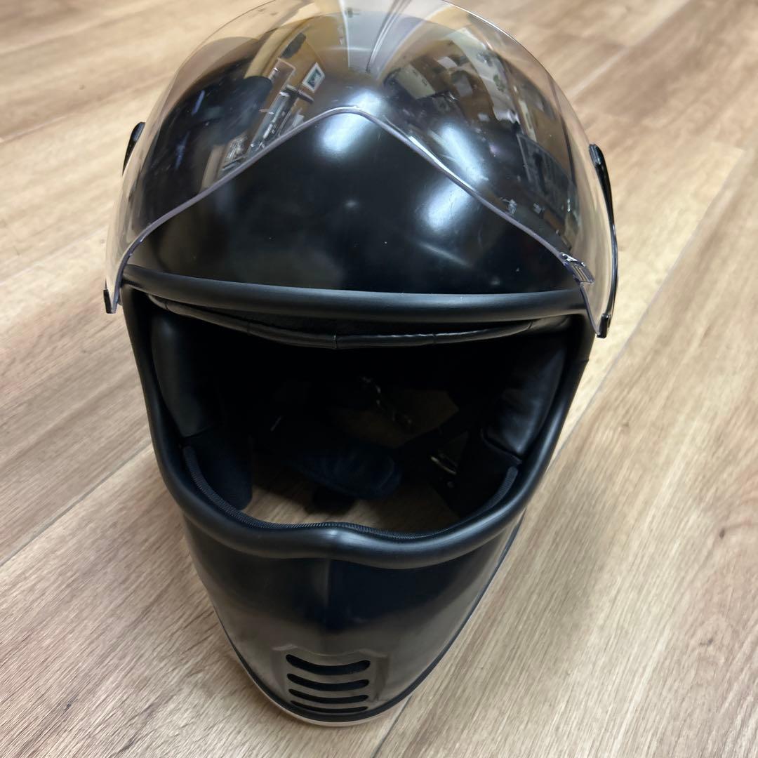 RIDEZ フルフェイス　ヘルメット 黒 クリアシールド