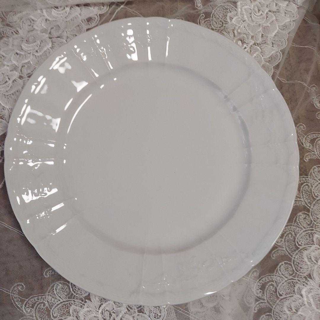 KPM ディナープレート ロカイユ 26cm　白磁