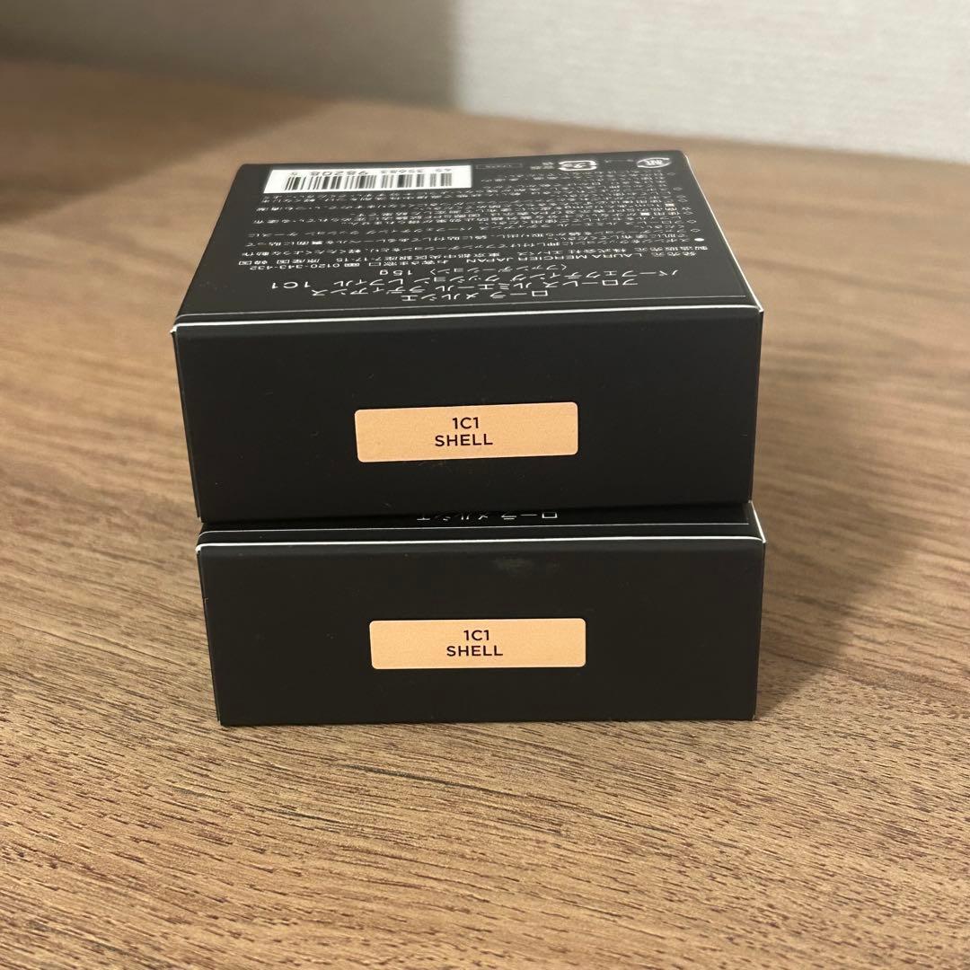 ローラメルシエ　フローレスルミエールクッションファンデレフィル1C1 2個セット