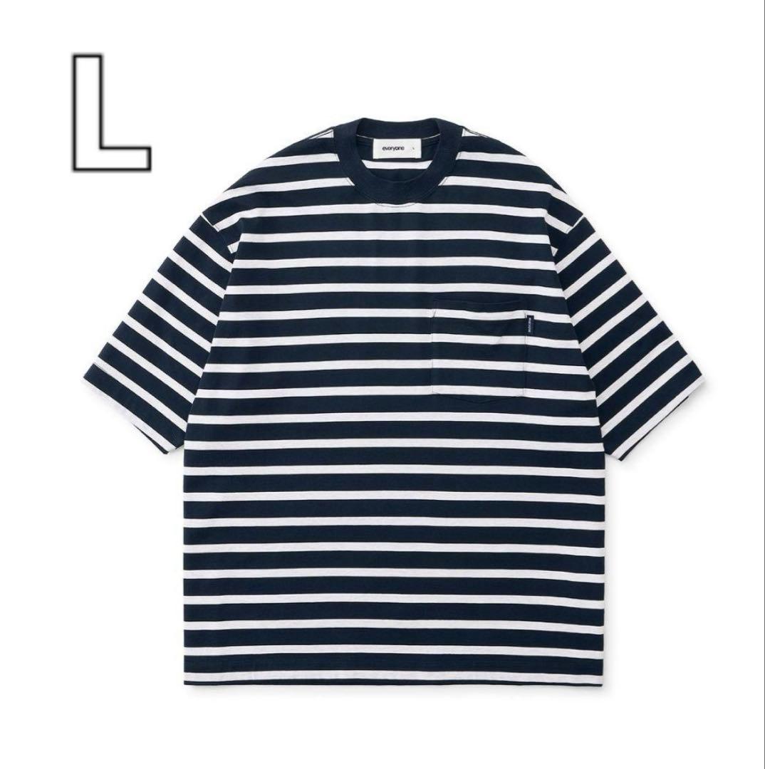 トップス everyone border short sleeve tee shirt L
