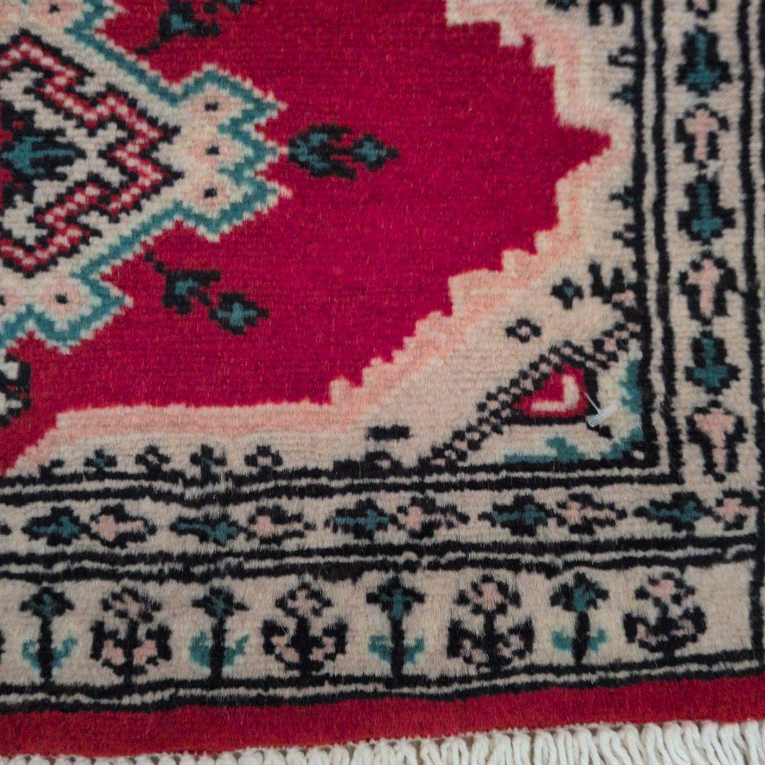 44x84cmパキスタン手織りマット(413)ギャッベ・ペルシャ・毛・じゅうたん