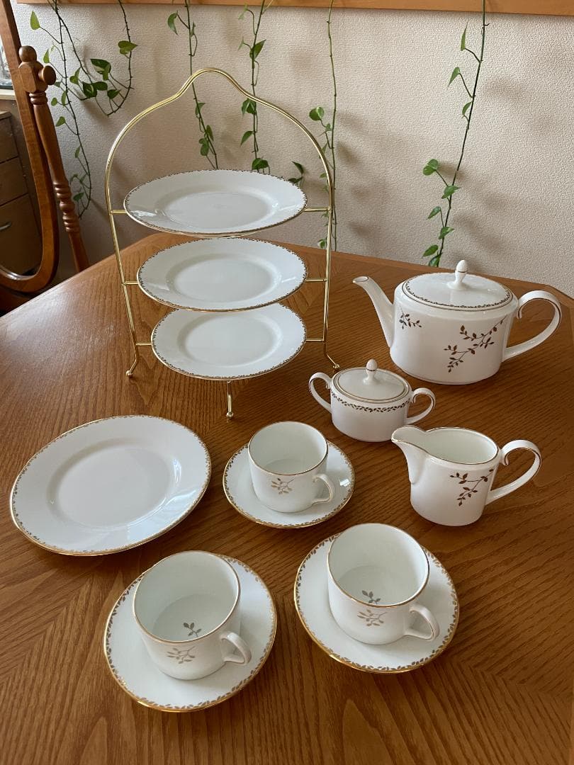 新品シール付き ウェッジウッド ヴェラウォン ギルデッドリーフ