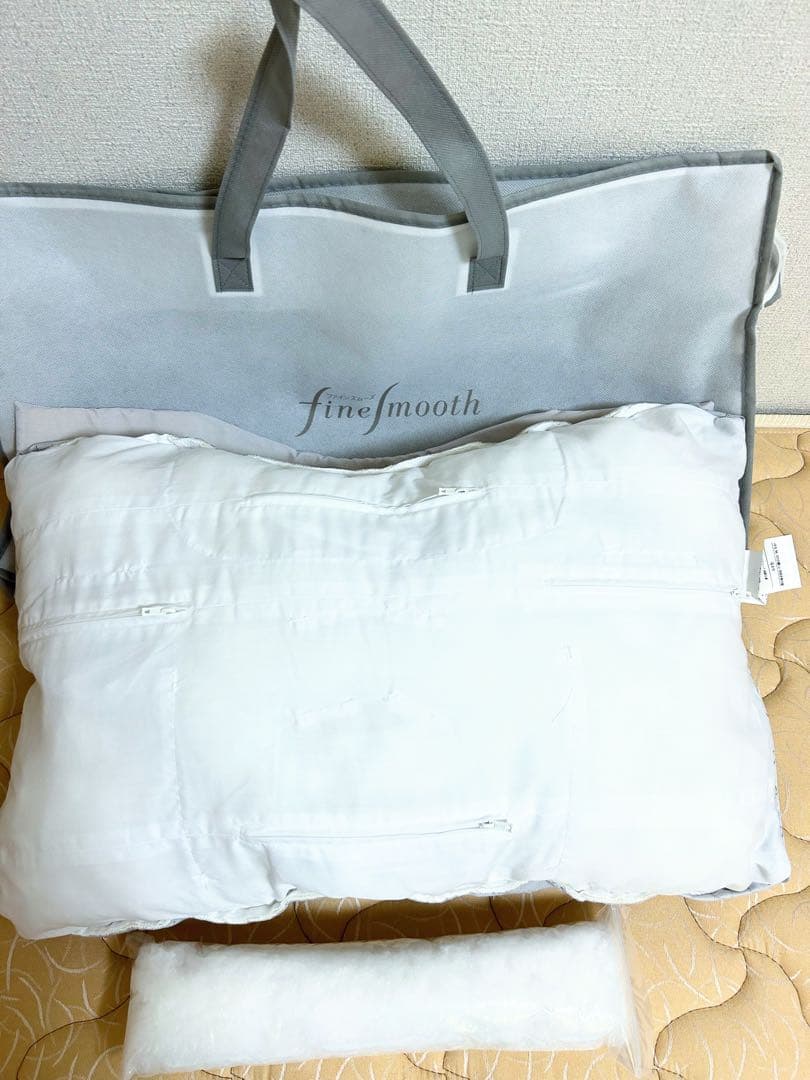 大谷翔平のスポンサー 西川fine smooth ダウン・フェザー&わた枕