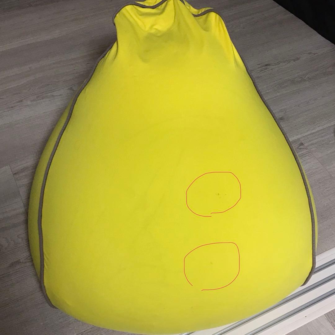 【3/18まで送料割引中】ヨギボー yogibo ラウンジャー イエロー