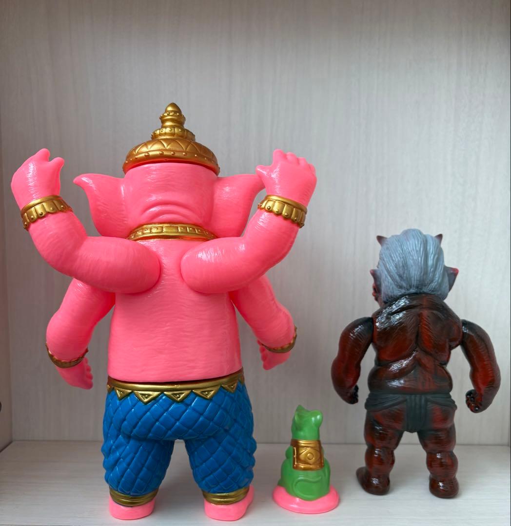 サンガッツ本舗　ガネーシャ、獄卒　ソフビ