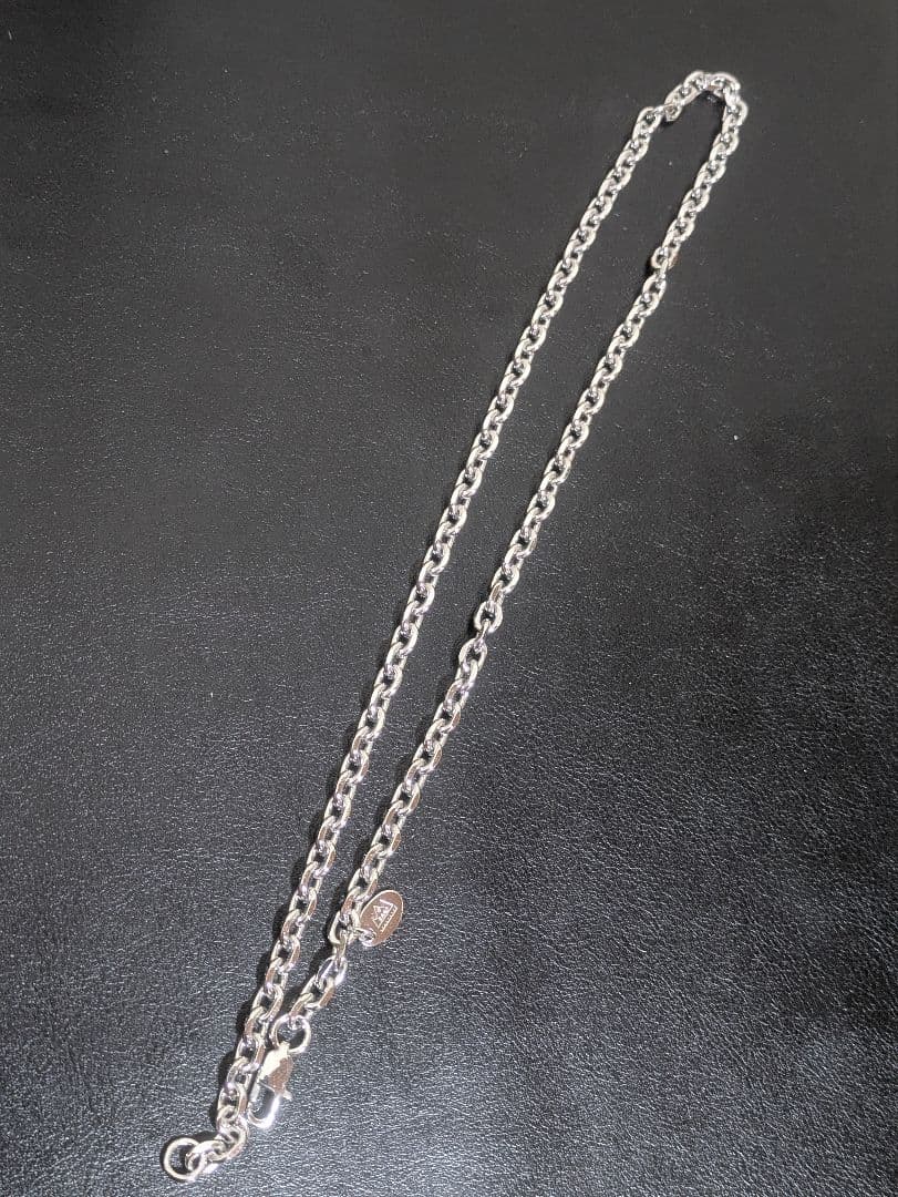 新品未使用サードSAAD ステンレス アズキ 太チェーン 4.5mm幅 45cm