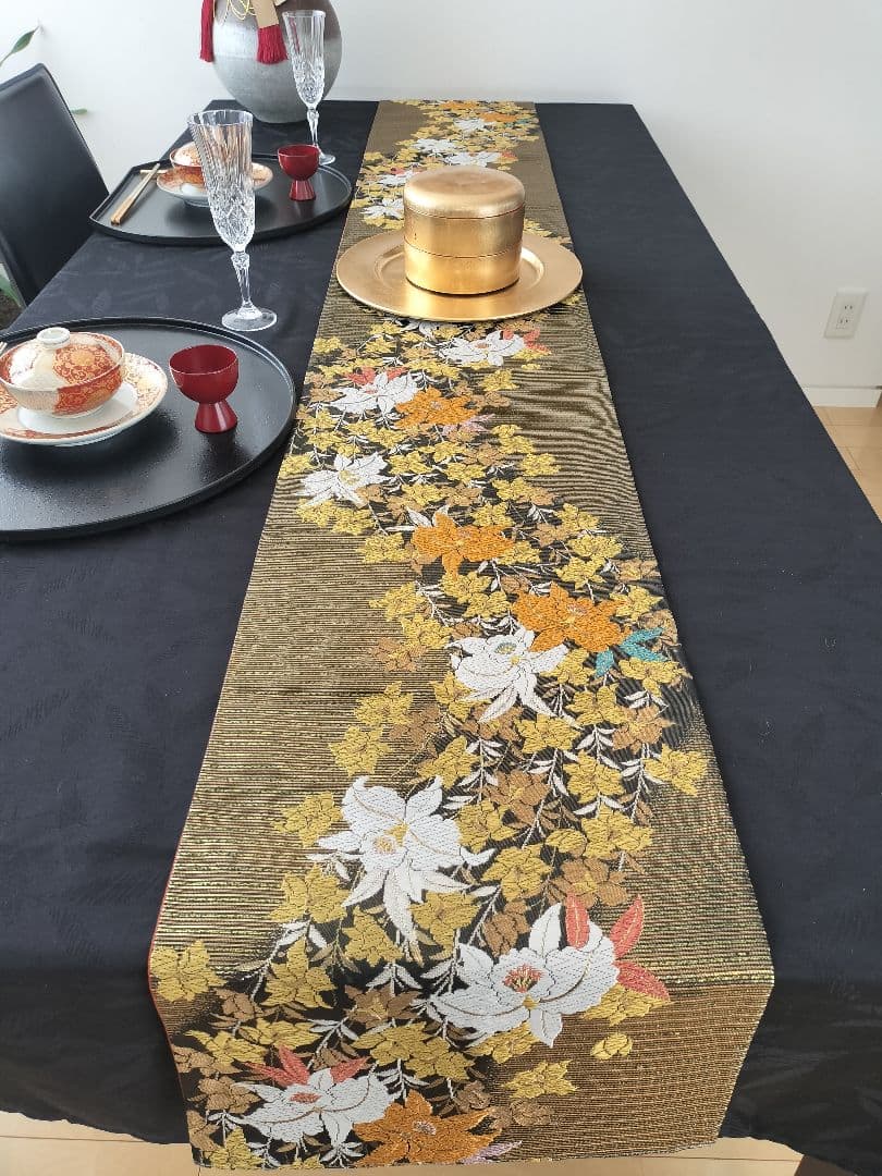 sweetylily　A878★逸品‼️豪華刺繍‼️ランナー2m10cm